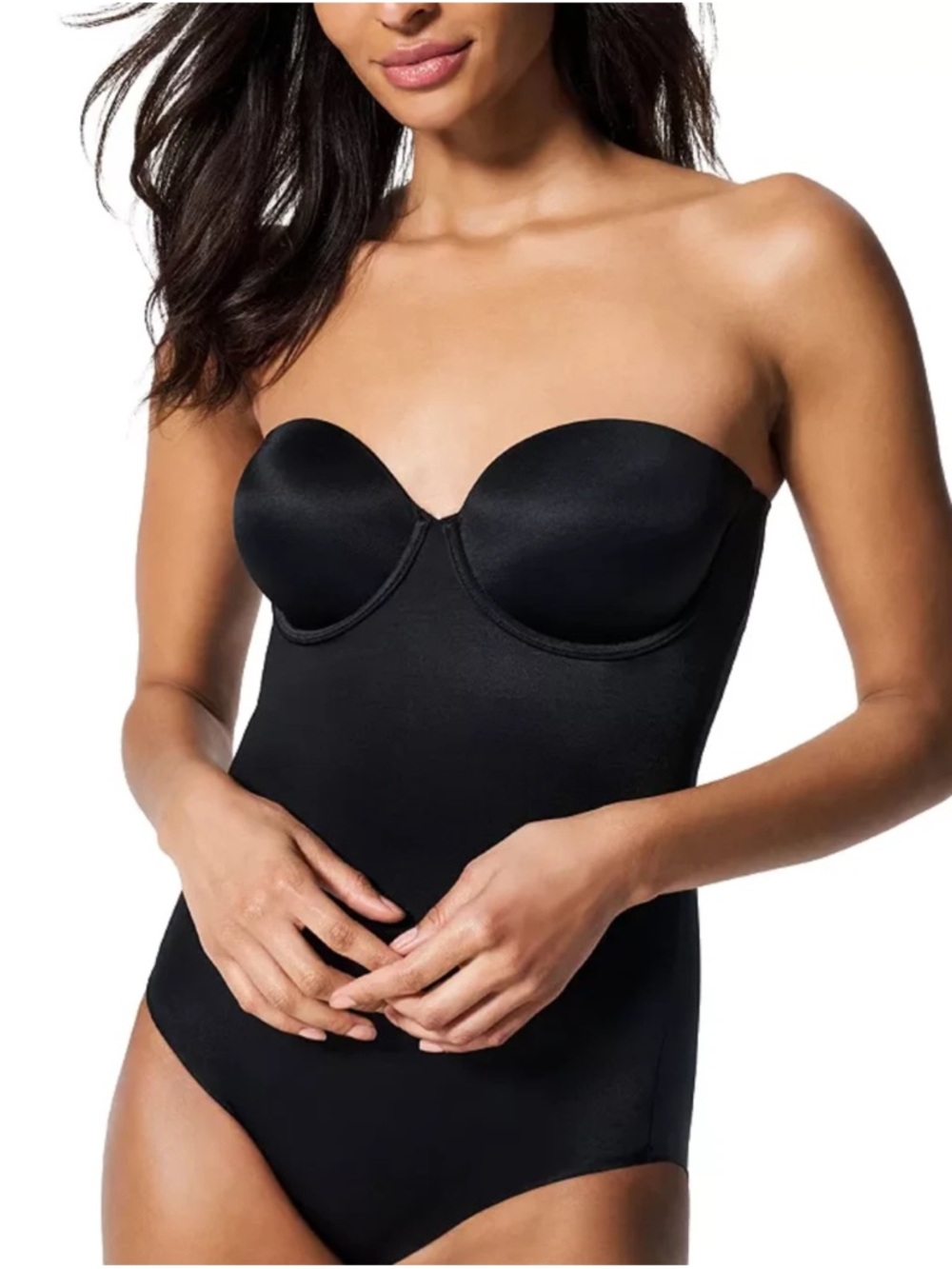 SPANX Suit Your Fancy Strapless  Cupped Bodysuit
